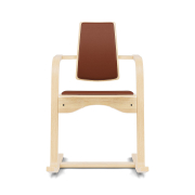 Krzesło ergonomiczne Actulum cognac, naturalne drewno Varier