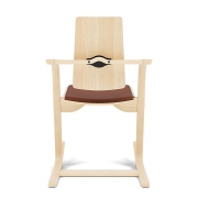 Krzesło ergonomiczne Actulum cognac, naturalne drewno Varier