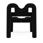 Krzesło ergonomiczne Ekstrem czarne Knit 009 Black Varier