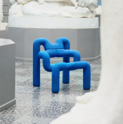 Krzesło ergonomiczne Ekstrem niebieskie Knit 025 Pool Varier