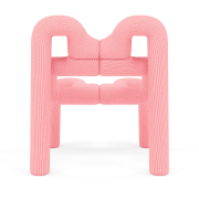 Krzesło ergonomiczne Ekstrem różowe Knit 017 blossom Varier