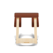 Krzesło ergonomiczne Variable Cognac Noir 31322, naturalne drewno Varier