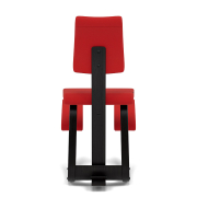 Krzesło ergonomiczne Variable Plus czerwone, czarne drewno Varier