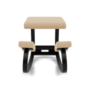 Krzesło ergonomiczne Variable beżowe Vidar 0323, czarne drewno Varier