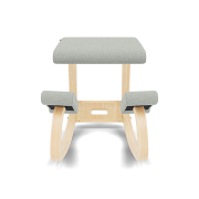 Krzesło ergonomiczne Variable jasnoszare Divina Melange 120, naturalne drewno Va