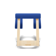 Krzesło ergonomiczne Variable niebieskie Divina 756, naturalne drewno Varier