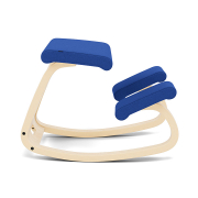 Krzesło ergonomiczne Variable niebieskie Divina 756, naturalne drewno Varier