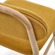 Krzesło Helda musztardowe kave home