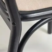 Krzesło Marlene czarne kave home
