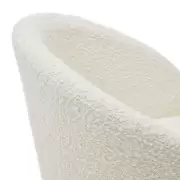 Krzesło obrotowe Marvin białe kave home
