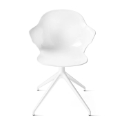 Krzesło obrotowe Saint Tropez 360 białe Calligaris