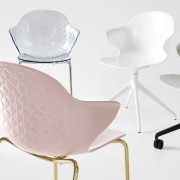 Krzesło obrotowe Saint Tropez 360 białe Calligaris