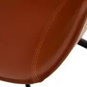 Krzesło obrotowe Tissiana brązowe kave home