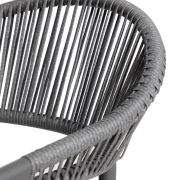 Krzesło ogrodowe Alimia grafitowe Kave Home