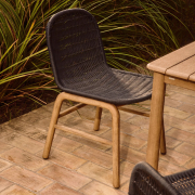 Krzesło ogrodowe Alipa ciemnoszare Kave Home