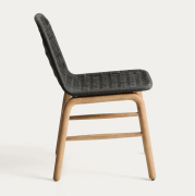 Krzesło ogrodowe Alipa ciemnoszare Kave Home