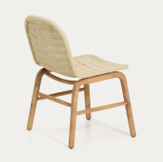 Zestaw ogrodowy Sori stół + 6 krzeseł beżowy Kave Home