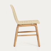 Zestaw ogrodowy Sori stół + 6 krzeseł beżowy Kave Home