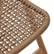 Krzesło ogrodowe składane Dandara beżowe kave home