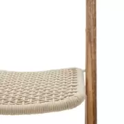 Krzesło ogrodowe składane Dandara białe kave home