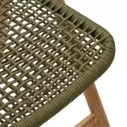 Krzesło ogrodowe składane Dandara zielone kave home