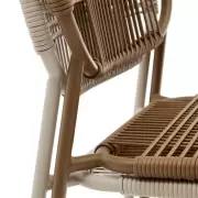 Krzesło ogrodowe Talaier ecru kave home
