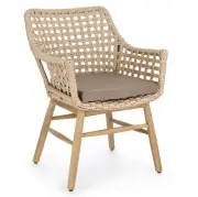 Krzesło ogrodowe Wilson naturalne Bizzotto