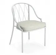 Krzesło Ogrodowe Como Lodowa Biel Emu