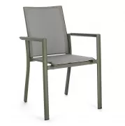 Krzesło ogrodowe Konnor zielone Bizzotto