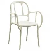 Krzesło Ogrodowe Mila Białe Magis