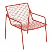 Krzesło Ogrodowe Rio Lounge Czerwone Emu