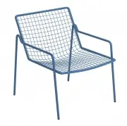 Krzesło Ogrodowe Rio Lounge Niebieskie Emu