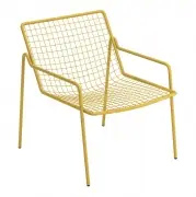 Krzesło Ogrodowe Rio Lounge Żółte Emu