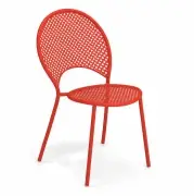 Krzesło Ogrodowe Sole Czerwone Emu