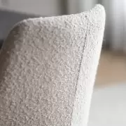 Krzesło sierra boucle beżowe Rowico
