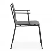 KRZESŁO STUDIO Z PODŁ. CZARNE NORMANN COPENHAGEN