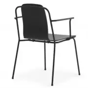 KRZESŁO STUDIO Z PODŁ. CZARNE NORMANN COPENHAGEN