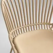 KRZESŁO SURPIK BEŻOWE KAVE HOME