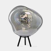 Lampa bezprzewodowa Melt Large Silver Tom Dixon