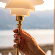 Lampa przenośna PH 1/1 mosiężna Louis Poulsen