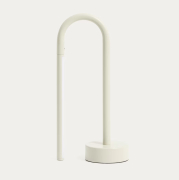 Lampa przenośna Bow szara Kave Home