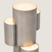 Lampa przenośna Adrina jasnoszara Kave Home