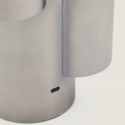 Lampa przenośna Adrina jasnoszara Kave Home