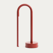 Lampa przenośna Bow czerwona Kave Home