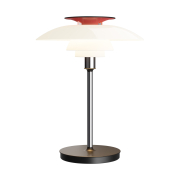 Lampa przenośna PH 80 biała - chromowana Louis Poulsen