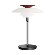 Lampa przenośna PH 80 biała - chromowana Louis Poulsen