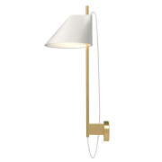 Lampa ścienna Yuh mosiężno-biała Louis Poulsen
