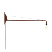 Lampa ścienna Petite Potence czerwona Vitra