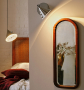 Lampa ścienna Pose srebrna Tom Dixon