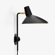 Lampa ścienna Tripod Czarna Andtradition
